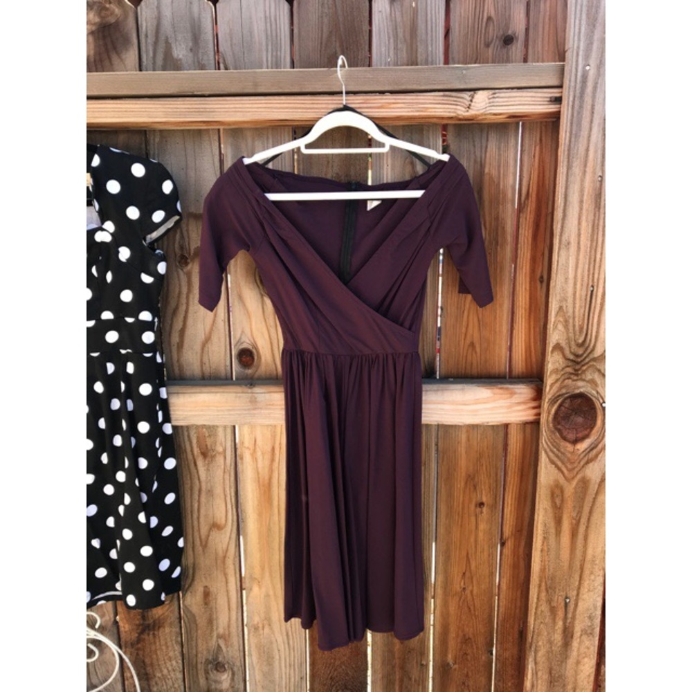 Lucky 13 eggplant dress